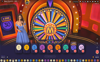 Mega Wheel en vivo Casino Juego de Pragmatic Play Live en Costa Rica